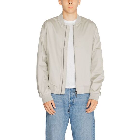 Calvin Klein Gray Organic Cotton Men's Bomber